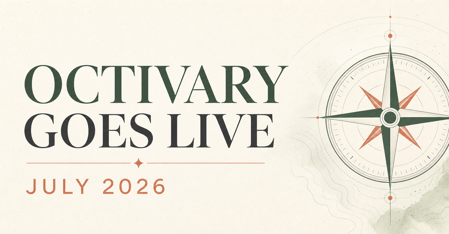 Octivary goes live — July 2026